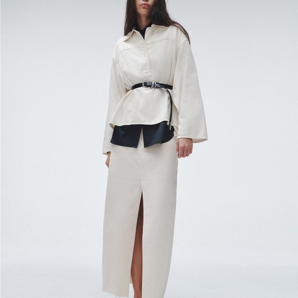 Rag & Bone - Avery Denim Maxi Skirt - Picture 2 of 3